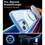 TORRAS Apple iPhone 15 Darbeye Dayankl MagSafe Uyumlu Klf-Blue