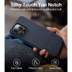 TORRAS iPhone 14 Pro Max Kickstand Silikon Klf (MIL-STD-810G)