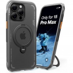 TORRAS iPhone 15 Pro Max Ostand Q3 Air K�l�f-Shadow Black