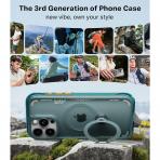 TORRAS iPhone 15 Pro Max Ostand Q3 Air K�l�f-Glacier Sprint