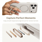 TORRAS iPhone 17 Pro Max Q3 Silikon Klf-Ivory Gold
