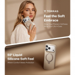 TORRAS iPhone 17 Pro Max Q3 Silikon Klf-Dune Beige