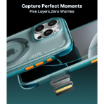 TORRAS iPhone 16 Pro Ostand Q3 Air K�l�f-Glacier Sprint