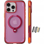 TORRAS iPhone 16 Pro Ostand Q3 Air K�l�f-Lava Red