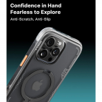 TORRAS iPhone 16 Pro Ostand Q3 Air K�l�f-Shadow Black