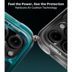 TORRAS iPhone 16 Pro Ostand Q3 Air K�l�f-Shadow Black