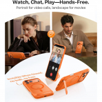TORRAS iPhone 17 Pro Max Manyetik Klf-Orange