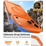 TORRAS iPhone 17 Pro Max Manyetik Klf-Orange