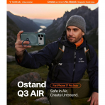 TORRAS iPhone 17 Pro Max Ostand Q3 Air Klf-Glacier Sprint