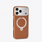 TORRAS iPhone 17 Pro Max Ostand Q3 VegSkin Klf-Amber Brown