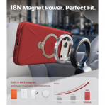 TORRAS iPhone 17 Pro Max Q3 Silikon K�l�f-Red
