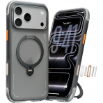TORRAS iPhone 17 Pro Ostand Q3 Air Klf-Shadow Black
