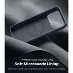 TORRAS iPhone 17 Pro Q3 Silikon Klf-Deep Blue