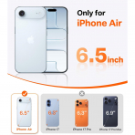 TORRAS iPhone Air Q3 Silikon Klf-Deep Blue