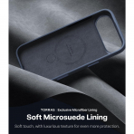 TORRAS iPhone Air Q3 Silikon Klf-Deep Blue