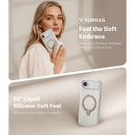 TORRAS iPhone Air Q3 Silikon Klf-Light Ivory