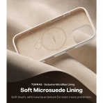 TORRAS iPhone 17 Q3 Silikon Klf-Ivory Gold