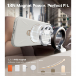 TORRAS iPhone 17 Q3 Silikon Klf-Ivory Gold