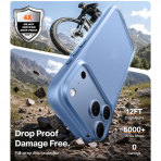 TORRAS iPhone 18 Pro Max Darbeye Dayan�kl� K�l�f-Glacier Blue