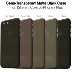 TOZO Apple iPhone 7 Plus Thinnest Hard Protect Klf-Matte Mocha Black