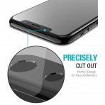 TOZO Apple iPhone X Cam Ekran Koruyucu (Siyah/2 Adet)