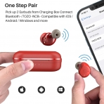 TOZO NC9 Bluetooth Kulak i Kulaklk-Red