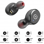 TOZO T10 Bluetooth Kulak i Kulaklk-Black