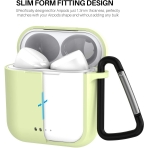 TOZO T6 Airpods Silikon Anahtarlkl Klf-Green