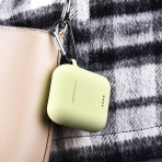 TOZO T6 Airpods Silikon Anahtarlkl Klf-Green