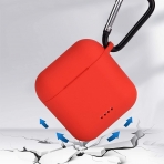 TOZO T6 Airpods Silikon Anahtarlkl Klf-Red