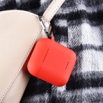 TOZO T6 Airpods Silikon Anahtarlkl Klf-Red