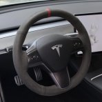 TPARTS Tesla Model 3/Y Uyumlu Direksiyon Kapa-Matte Black