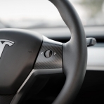 TPARTS Tesla Model 3/Y Uyumlu Direksiyon Kapa-Matte Black