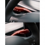TPARTS Tesla Model 3/Y Uyumlu Direksiyon Kolu Kapa-Red