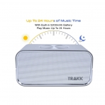 TRAKK CEO Bataryal Kablosuz Bluetooth Hoparlr-Silver