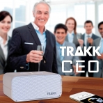 TRAKK CEO Bataryal Kablosuz Bluetooth Hoparlr-Silver
