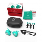 TREBLAB X11 Kablosuz Bluetooth Kancal Kulaklk-Tiffany Blue