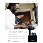 TREBLAB X2 Bluetooth Kulak i Kulaklk-Black