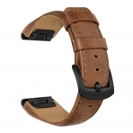 TRUMiRR Garmin Fenix 7/6 Deri Kay-Brown