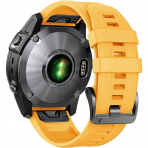 NotoCity Garmin Fenix 7X Uyumlu Kay -Yellow