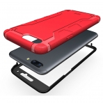 TUDIA OnePlus 5 Omnix Klf/Ekran Koruyucu-Red