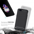 TUDIA OnePlus 5 Slim-Fit Klf-Matte Black