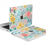 TWOLSKOO MacBook Air Koruyucu Klf (13.6 in)(2022)-Abstract Flower