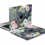 TWOLSKOO MacBook Air Koruyucu Klf (13.6 in)(2022)-Seamless Flowers