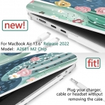 TWOLSKOO MacBook Air Koruyucu Klf (15 in)(2023)-Cute Castus