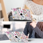 TWOLSKOO MacBook Air Koruyucu Klf (15 in)(2023)-Tiny Flowers
