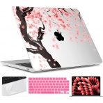 TWOLSKOO MacBook Air Koruyucu Klf (15 in)(2023)-Cherry Blossoms 