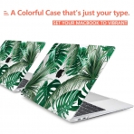 TWOLSKOO MacBook Pro Koruyucu Klf (14 in)(2021)-Tropical Palm Leaves