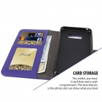 Tauri Galaxy S8 Plus Kickstand Deri C�zdan K�l�f-Purple