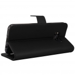 Tauri Galaxy S8 Plus Kickstand Deri C�zdan K�l�f-Black